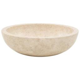 Berkfield Home Sink 40x12 cm Marble Cream - thumbnail 4