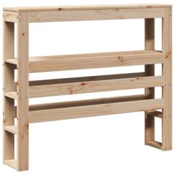 Berkfield Home Sleek Bed Frame without Mattress 75x190 cm Small Single Solid Woo in Light Tan - thumbnail 6