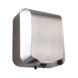 MYLEK Pro Washroom Bathroom Hand Dryer 1800w Stainless Steel in Silver - thumbnail 1