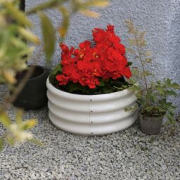 Harbour Housewares Raised Garden Beds - 2x Semi-Circle Bottomless Galvanised Steel Planter 120 x 60cm in Green - Size: 120 x 60 cm - thumbnail 6
