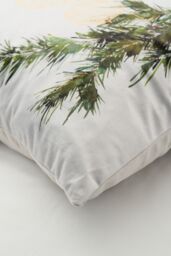 BHS Christmas Foil Bauble Design Cushion in Green - Size: 45 cm x 45 cm - thumbnail 3