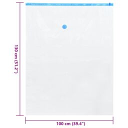 Berkfield Home Vacuum Storage Bags 50 pcs 130x100 cm - thumbnail 7