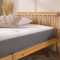 Aspire Atlantic Bed Frame in Natural Wood Colour - Size: Small Double - thumbnail 4