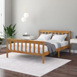 Atlantic Bed Frame in Natural Wood Colour