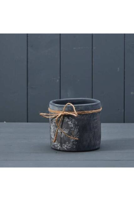 KDMD Ceramic Rustic Black Indoor Plant Pot 11cm - image 1