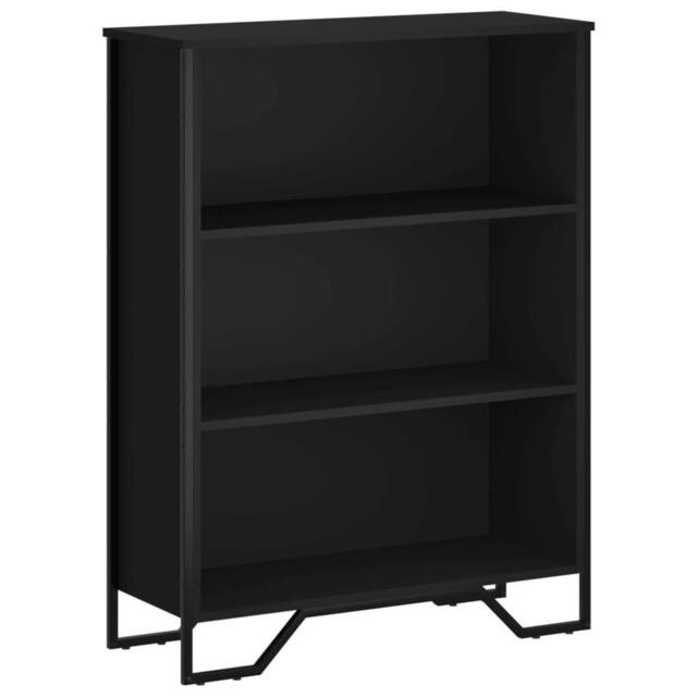 Berkfield Home Bookcase Black 80x31x106 cm Engineered Wood - Size: 80 x 31 x 106 cm - image 1