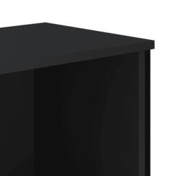 Berkfield Home Bookcase Black 80x31x106 cm Engineered Wood - Size: 80 x 31 x 106 cm - thumbnail 7