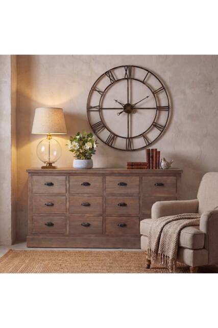 KDMD Lunel Glass Orb Table Lamp with Linen Shade Elegant Modern Lighting in Light Brown - image 1
