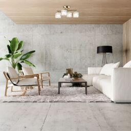 Happy Homewares Modern 4-Bulb Ceiling Light with Square Clear Ice Cube Shades in Metallic Gold - thumbnail 7