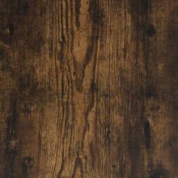 Berkfield Home Wall Cube Shelf 7 Compartments Smoked Oak Engineered Wood in Brown - thumbnail 9
