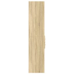 Berkfield Home Highboard Sonoma Oak 70x42.5x185 cm Engineered Wood in Brown - thumbnail 5