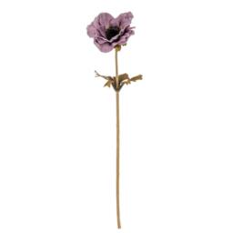 Hill Interiors Anemone Anemone Artificial Flower in Purple - thumbnail 2