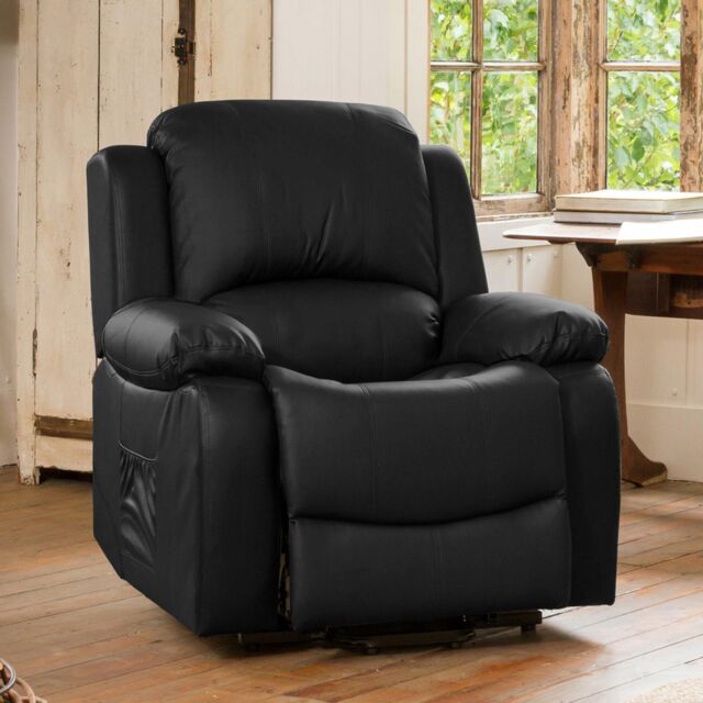 Artemis Home Glendale Manual Recliner Armchair in Black