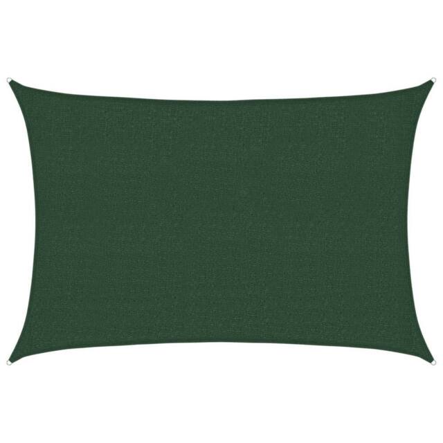 Berkfield Home Sunshade Sail 160 g/m ² Dark Green 2.5x4 m HDPE