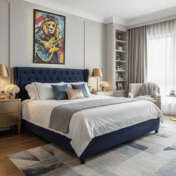 HOME LUXE INTERIOR Rock Star Lion Guitarist Neon LED Wall Art - 40x60cm Canvas USB - Size: 40x60 cm - thumbnail 7