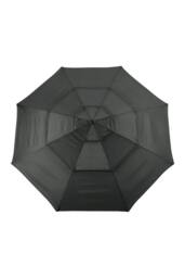 H&O Direct Outdoor Garden 3-Tier Umbrella with Crank & Concrete-Filled Stand in Dark Grey - thumbnail 4