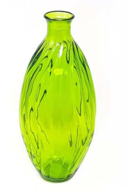 Verano Spanish Ceramics Glass Ola Home Décor Medium Tall Vase (H) 31cm in Lime - image 1