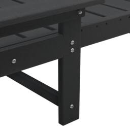 Berkfield Home Sun Loungers 2 pcs Black 162x53x98, 5 cm HDPE - thumbnail 8