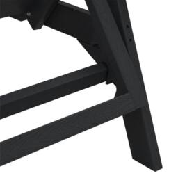 Berkfield Home Sun Loungers 2 pcs Black 162x53x98, 5 cm HDPE - thumbnail 7