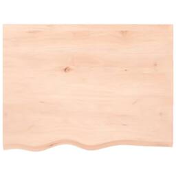 Berkfield Home Basin Shelf Wall Mounted Steel & Solid Wood Oak in Light Tan - thumbnail 8