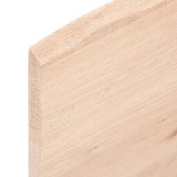 Berkfield Home Basin Shelf Wall Mounted Steel & Solid Wood Oak in Light Tan - thumbnail 9