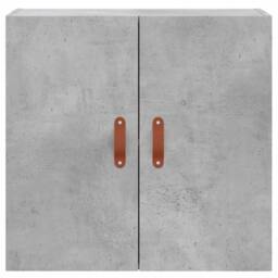 Berkfield Home Wall Cabinet Concrete Grey 60x31x60 cm Engineered Wood - Size: 60 x 31 x 60 cm - thumbnail 5