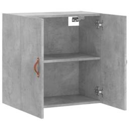 Berkfield Home Wall Cabinet Concrete Grey 60x31x60 cm Engineered Wood - Size: 60 x 31 x 60 cm - thumbnail 6