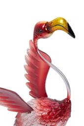 Living and Home Metal Flamingo Garden Statue Decoration Ornament - thumbnail 8