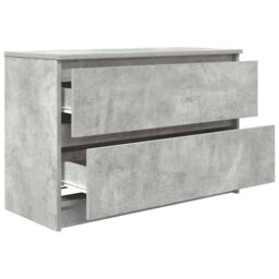 Berkfield Home TV Cabinet Concrete Grey 80x35x54 cm Engineered Wood - Size: 80 x 35 x 54 cm - thumbnail 5