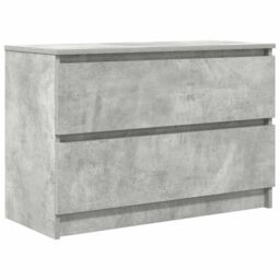 Berkfield Home TV Cabinet Concrete Grey 80x35x54 cm Engineered Wood - Size: 80 x 35 x 54 cm - thumbnail 2