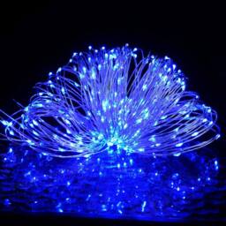 Berkfield Home LED String with 300 LEDs Blue 30 m - thumbnail 3