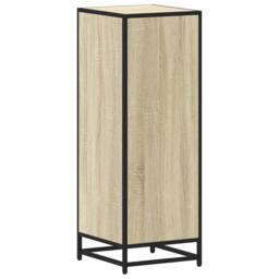 Berkfield Home Bathroom Cabinet Sonoma Oak 35x37.5x100 cm Engineered Wood in Light Oak - thumbnail 8