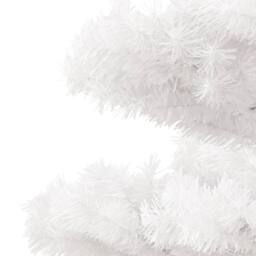 Berkfield Home Swirl Pre-lit Christmas Tree with Stand White 150 cm PVC - thumbnail 6
