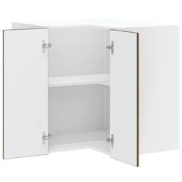 Berkfield Home Kitchen Wall Corner Cabinet Kalmar Brown Oak Engineered Wood - thumbnail 5