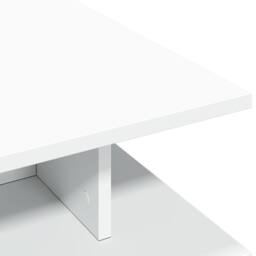 Berkfield Home Coffee Table White 102x55x35 cm Engineered Wood - Size: 102 x 55 x 35 cm - thumbnail 7