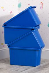 Wham Stack & Store 4x 24L Box in Blue - thumbnail 2