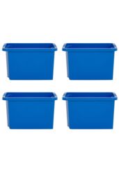 Wham Stack & Store 4x 24L Box in Blue - thumbnail 5