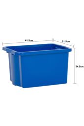 Wham Stack & Store 4x 24L Box in Blue - thumbnail 6
