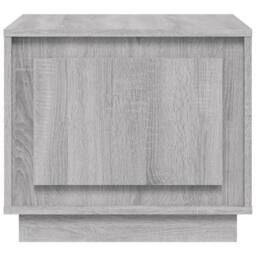 Berkfield Home Decorative Coffee Table Grey Sonoma 51x50x44 cm Engineered Wood - Size: 51 x 50 x 44 cm - thumbnail 5