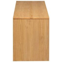 Berkfield Home TV Cabinet SAUDA Oak 99x43x55 cm Solid Wood Pine in Brown - Size: 99 x 43 x 55 cm - thumbnail 5