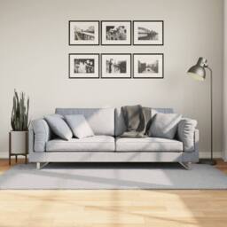 Berkfield Home Rug HUARTE Short Pile Soft & Washable Grey 100x200 cm - Size: Medium - thumbnail 2