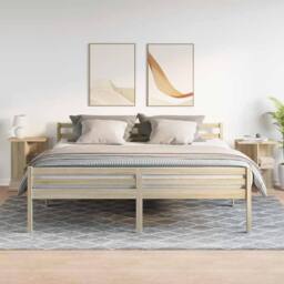 Berkfield Home Bedside Tables 2 pcs Sonoma Oak 46.5x29x61 cm Engineered Wood in Light Tan - thumbnail 3