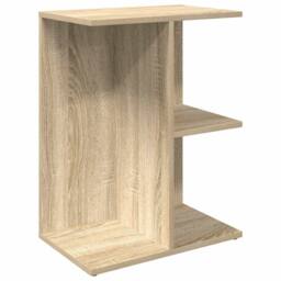 Berkfield Home Bedside Tables 2 pcs Sonoma Oak 46.5x29x61 cm Engineered Wood in Light Tan - thumbnail 4