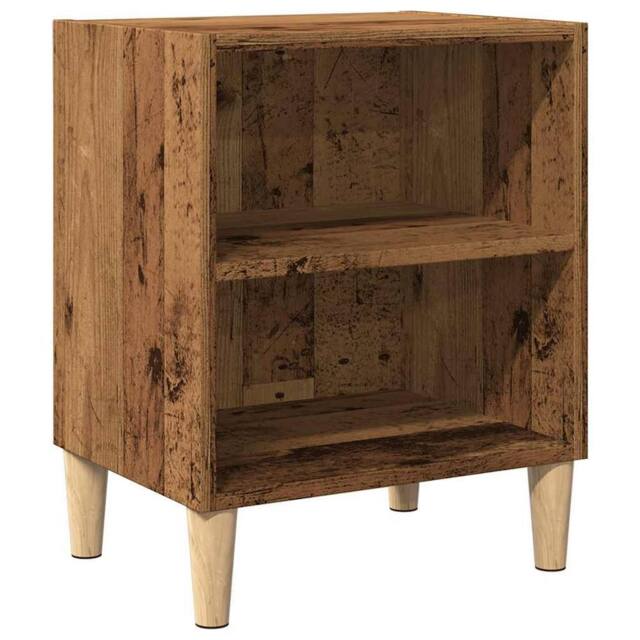 Berkfield Home Bedside Cabinet Old Wood 40x30x50 cm Engineered Wood in Brown - Size: 40 x 30 x 50 cm - image 1