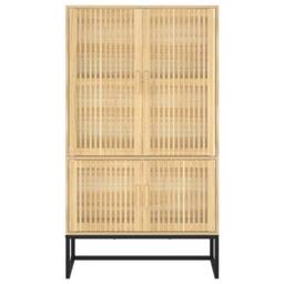 Berkfield Home Highboard 70x35x125 cm Engineered Wood in Brown - Size: 70 x 35 x 125 cm - thumbnail 5