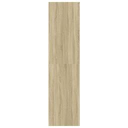 Berkfield Home Wardrobe Sonoma Oak 50x50x200 cm Engineered Wood in Light Tan - Size: 50 x 50 x 200 cm - thumbnail 5