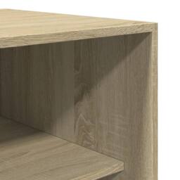 Berkfield Home Wardrobe Sonoma Oak 50x50x200 cm Engineered Wood in Light Tan - Size: 50 x 50 x 200 cm - thumbnail 7
