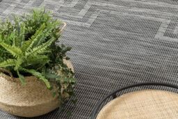 RugsX Patio Rug in Black - Size: 117 cm x 170 cm - thumbnail 5