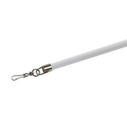 New Edge Blinds White Curtain Draw Rod (Pair) - Size: 125 cm - thumbnail 1