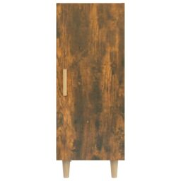 Berkfield Home Sideboard Smoked Oak 34.5x34x90 cm Engineered Wood in Brown - thumbnail 6